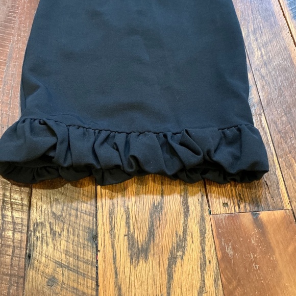 Maeve by Anthropologie Ruffled Pencil Skirt Black Size 4 NWT - Picture 4 of 11
